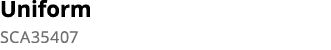 Uniform SCA35407