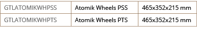 GTLATOMIKWHPSS,Atomik Wheels PSS,465x352x215 mm,GTLATOMIKWHPTS,Atomik Wheels PTS,465x352x215 mm
