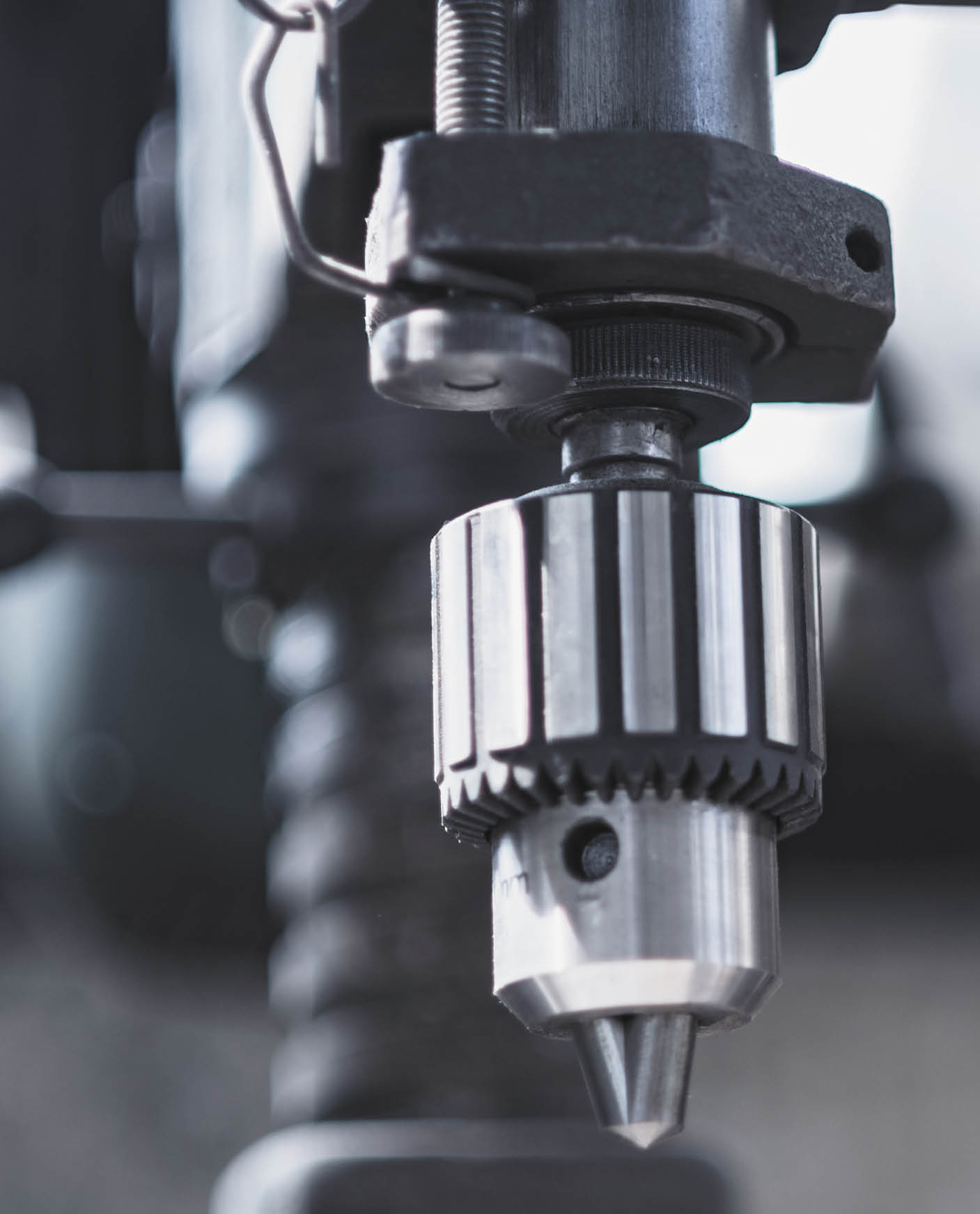 Metal head drilling machine  Image is tinted